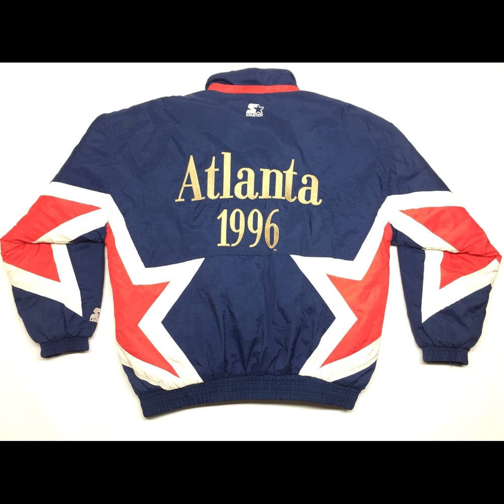 Vtg 1996 Atlanta Olympic STARTER Puffer Jacket L